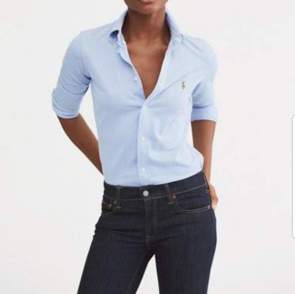 Ralph Lauren Tops - Ralph Lauren Slim Fit Oxford Shirt size 4